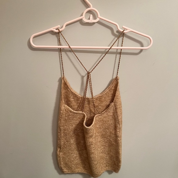 Zara knit tank with chain straps - Picture 2 of 3